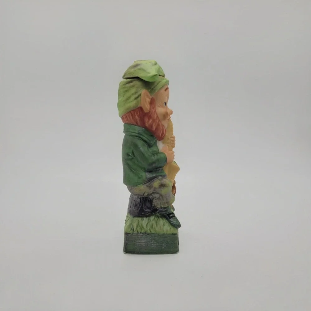 Vintage 1975 Hoffman Original Leprechaun‎ Saxophone Sherry Decanter Figurine